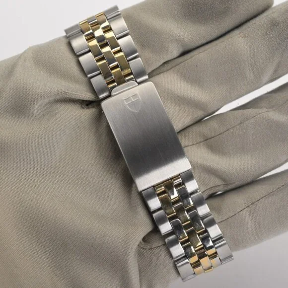 Tudor Oyster Prince Date-Day 94613 Linen Dial 36mm 18k Gold Men's Watch - Picture 8 of 8